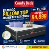 Bamboo Pillow Top Double Combo