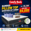Bamboo Pillow Top Queen Combo