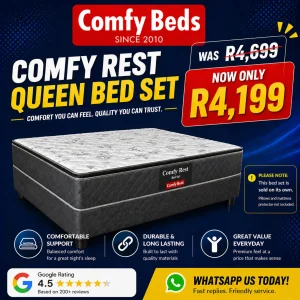 Comfy Rest Queen Bed Set