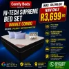 Hi-Tech Supreme Double Bed Combo