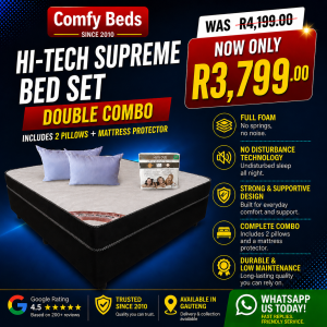 Hi-Tech Supreme Double Bed Combo