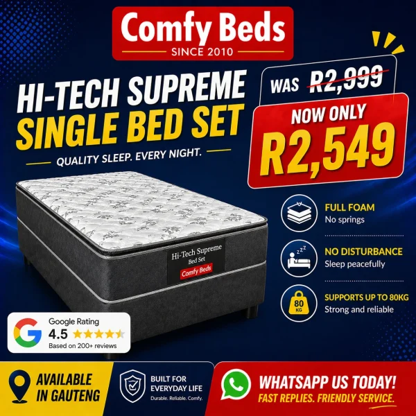 Hi-tech Supreme Bed Set - Single
