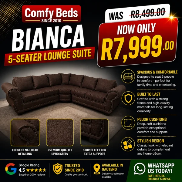 Bianca 5-Seater Lounge Suite