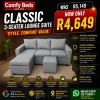 Classic 3-Seater Lounge Suite