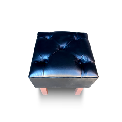 Small Chair Footstools Black 1