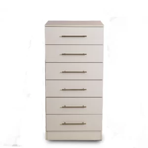 Tall Boy Chest of Drawer - White
