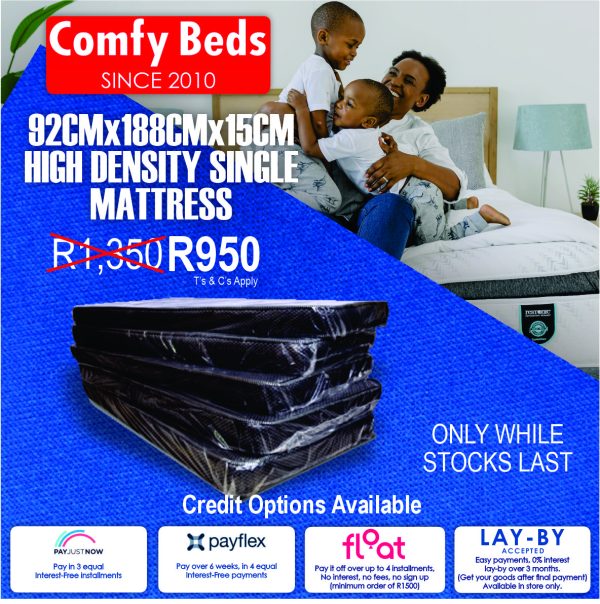 high density single mattress