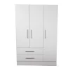 3-Door Wardrobe -White