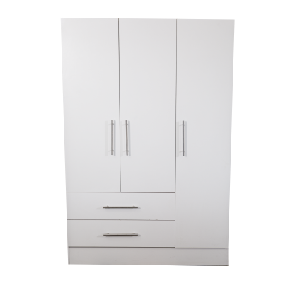 3-Door Wardrobe -White