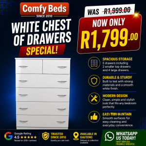 Chest of Drawers - White