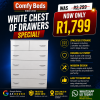 Chest of Drawers - White Special
