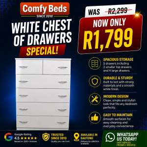 Chest of Drawers - White Special