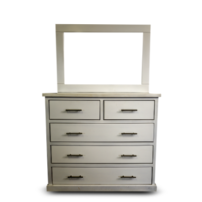 Solid Chest of Drawer - White