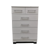 white chest of drawers