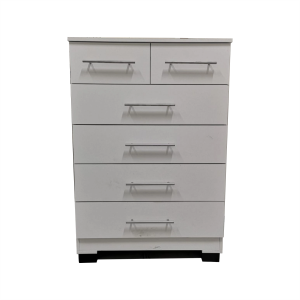 white chest of drawers