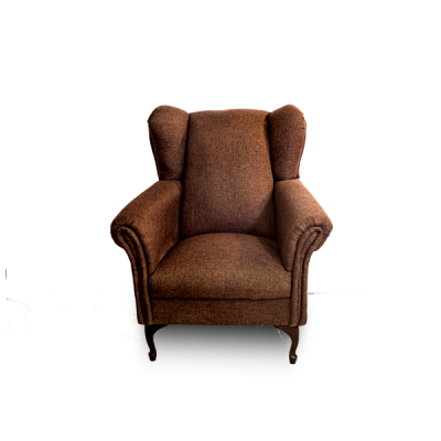 Wingback Chair - Brown