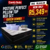 Posture Perfect Pillow Top Bed Set - Queen Combo
