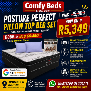 Posture Perfect Pillow Top Combo - Double
