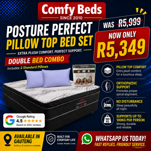 Posture Perfect Pillow Top Combo - Double