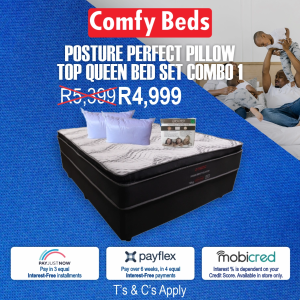 Posture Perfect Pillow Top Bed Set - Queen Combo 1