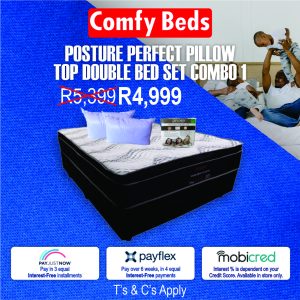 Posture Perfect Pillow Top Bed Set Double