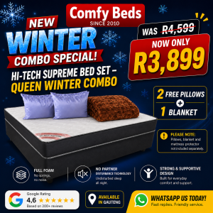 Hi-Tech Supreme Bed Set - Queen Winter Combo