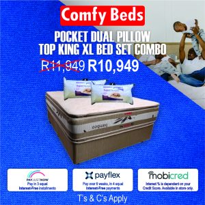 Pocket Dual Pillow Top Bed Set King XL