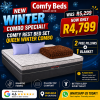 Comfy Rest Queen Bed Winter Combo
