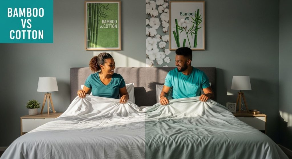 bamboo vs cotton sheets bedroom