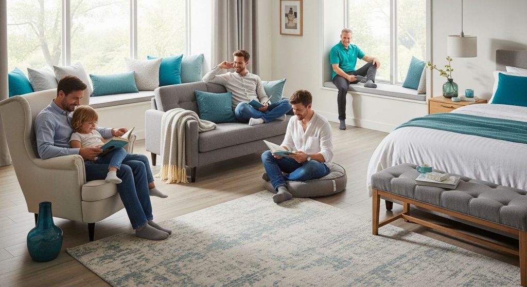 bedroom seating ideas