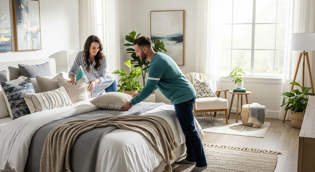 best couples bedroom, modern bedroom retreat, cozy couple