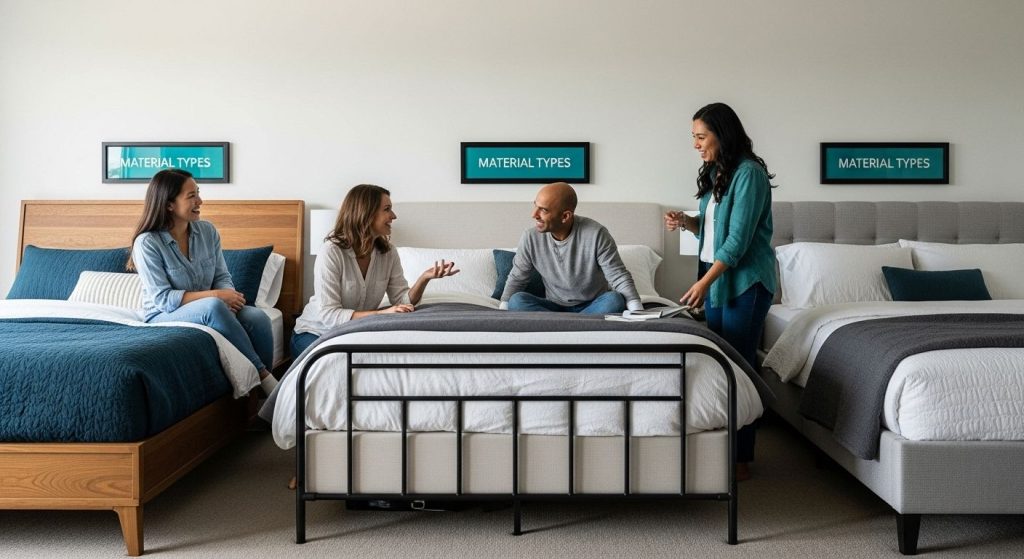 bed frame material types