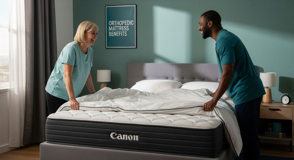 Orthopedic mattress benefits bedroom