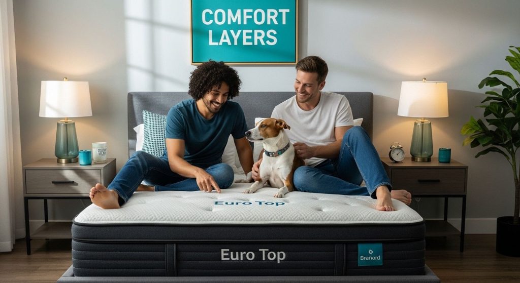 euro top mattress comfort layers