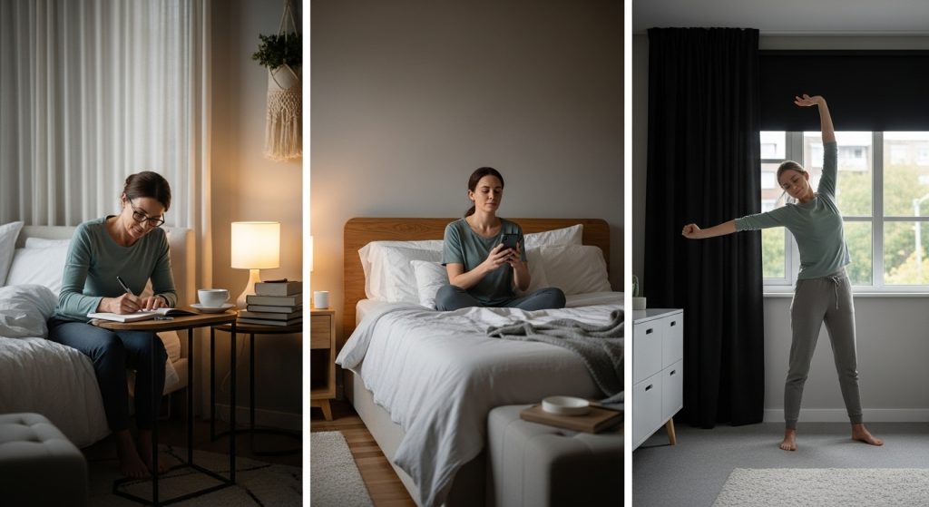 bedtime routines, adults, evening relaxation