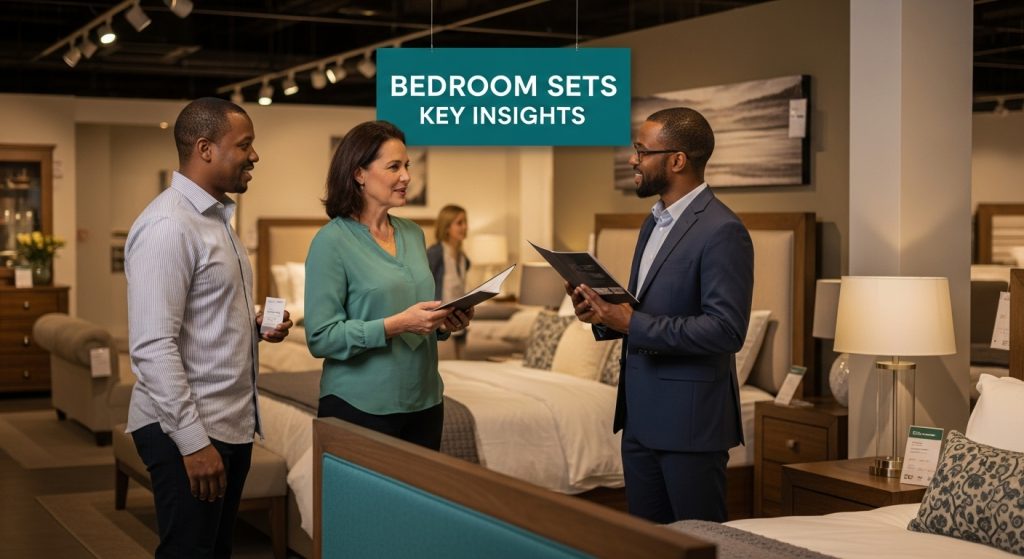 bedroom set shopping showroom