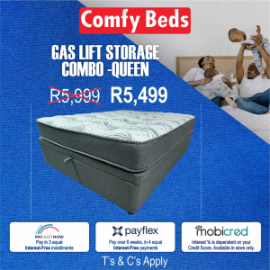 GASLIFT STORAGE COMBO QUEEN