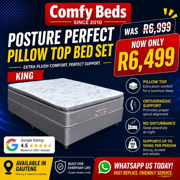 Posture Perfect Pillow Top Bed Set - King