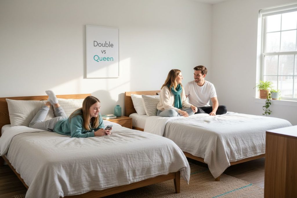 difference double queen beds