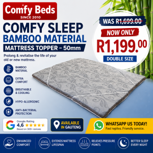 Bamboo Mattress Topper 50mm