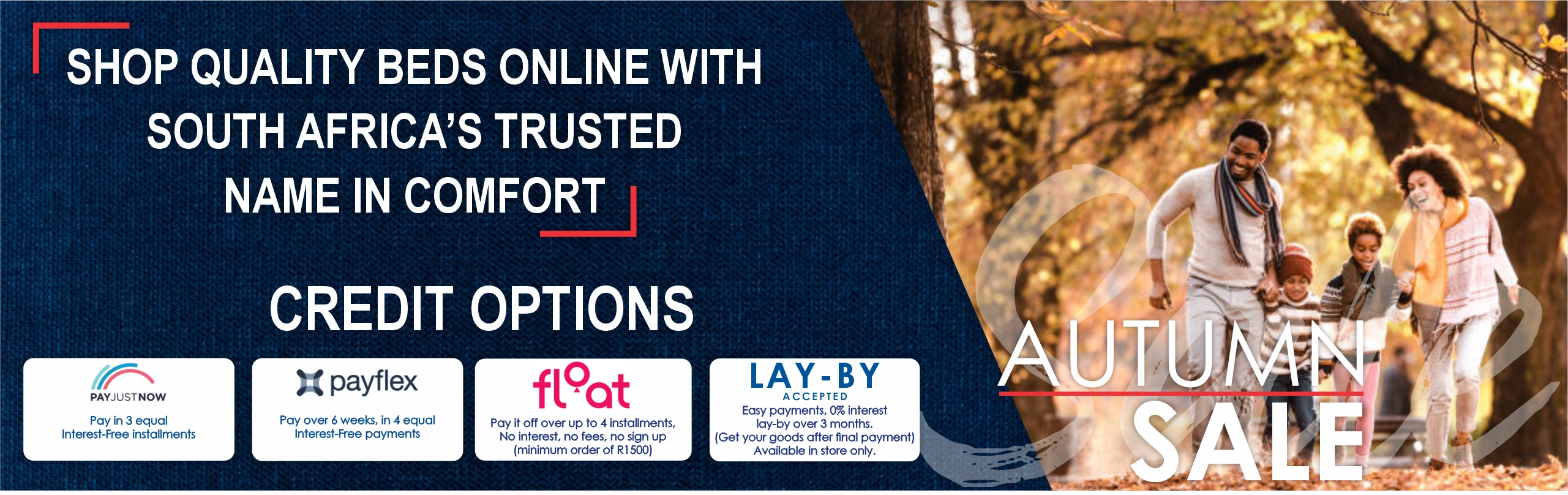 autumn sale banner for special page-float