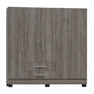 5-Door Wardrobe with Pulling Drawers - Malibu